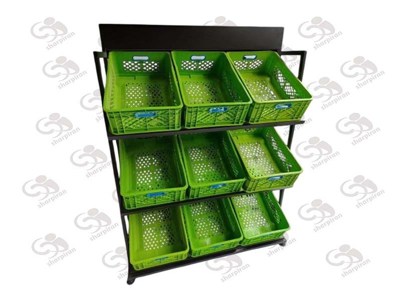 استند میوه و تنقلات 9 سبدی