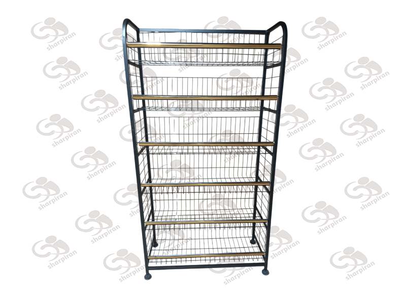 استند و قفسه چیپس و پفک پایه دار